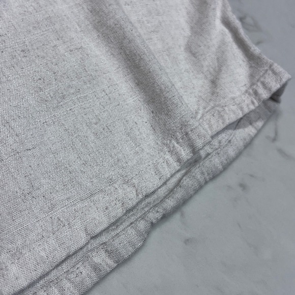 H&M DIVIDED Beige‎ Relaxed Casual Linen Blend Drawstring Pants Size Small - Picture 10 of 10